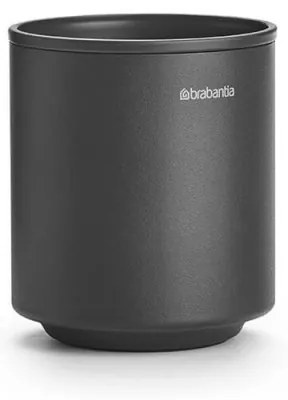 Brabantia MindSet υποδοχή οδοντόβουρτσας 1005684, Εύκολος καθαρισμός, Μεγάλο άνοιγμα, Ορυκτή επίστρωση, Σκούρο γκρι