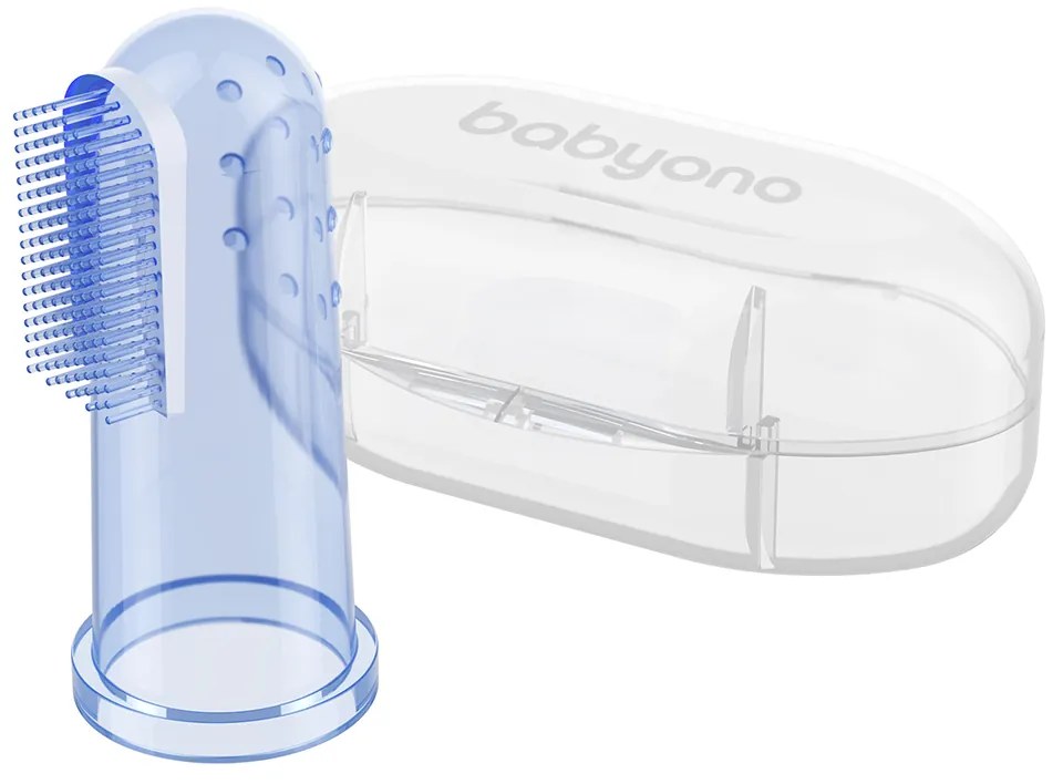 Δαχτυλική Οδοντόβουρτσα Μωρού BabyOno Blue BN723/02