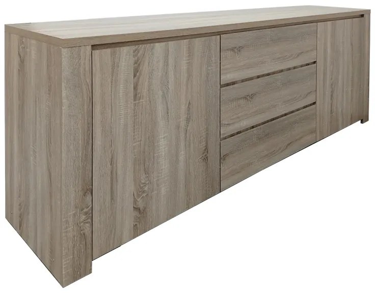 Μπουφές Kalya pakoworld σε sonoma απόχρωση 220x49x89.5εκ
