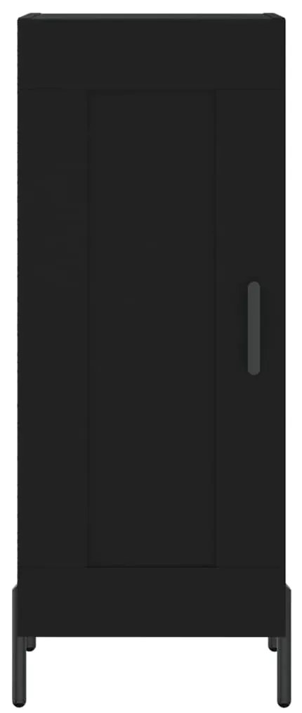 vidaXL Ντουλάπι Μαύρο 34,5 x 34 x 90 εκ. από Επεξεργασμένο Ξύλο