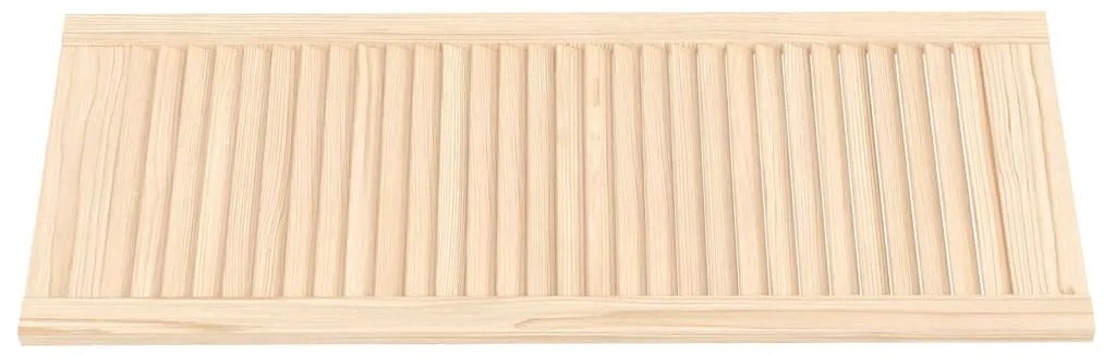 vidaXL Πορτάκια με Περσίδες 2 Τεμ. 99,3x39,4 εκ. από Μασίφ Ξύλο Πεύκου