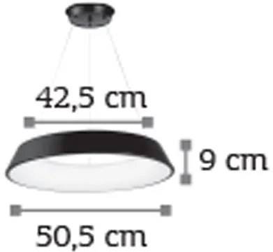 Φωτιστικό οροφής InLight 6010-Διάμετρος: 60.5 εκ.