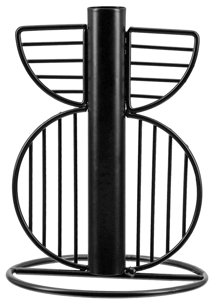 ΚΗΡΟΠΗΓΙΟ "BLACK&amp;WHITE" METAL BLACK WHITE 4 ΤΜΧ. ΠΟΙΚΙΛΙΑ D115X16CM D115X16CM