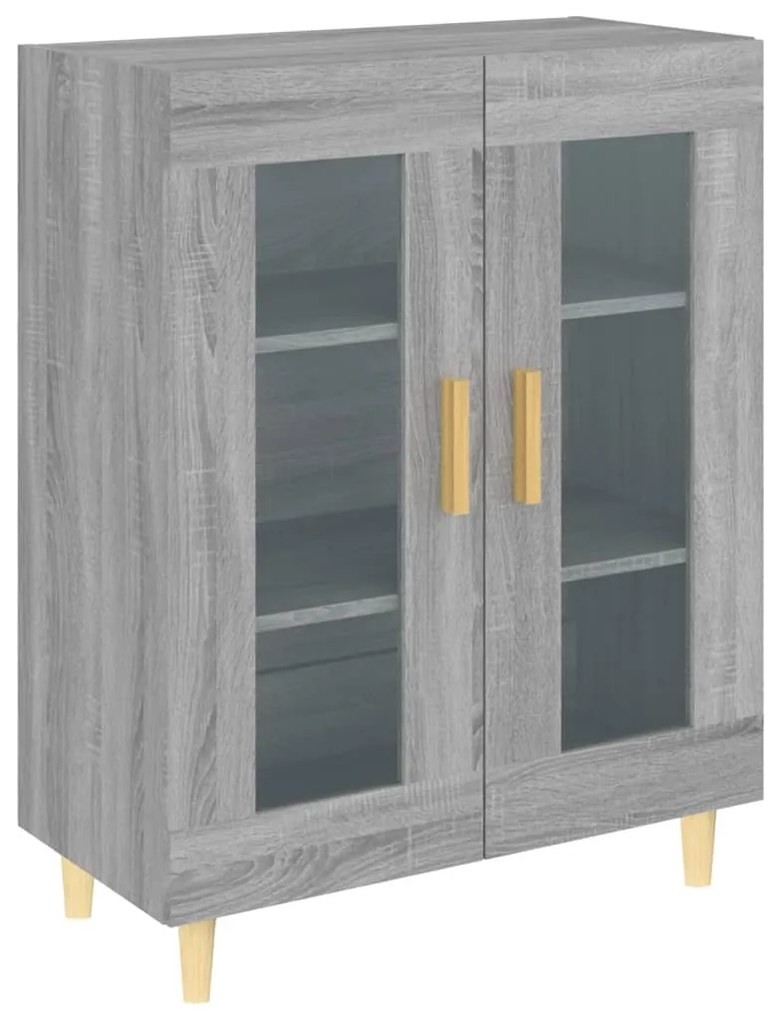 vidaXL Ντουλάπι Γκρι Sonoma 69,5 x 34 x 90 εκ. από Επεξεργασμένο Ξύλο
