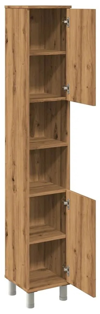 Ντουλάπι μπάνιου Artisan Oak 30x30x179 cm Κατασκευασμένο ξύλο - Καφέ