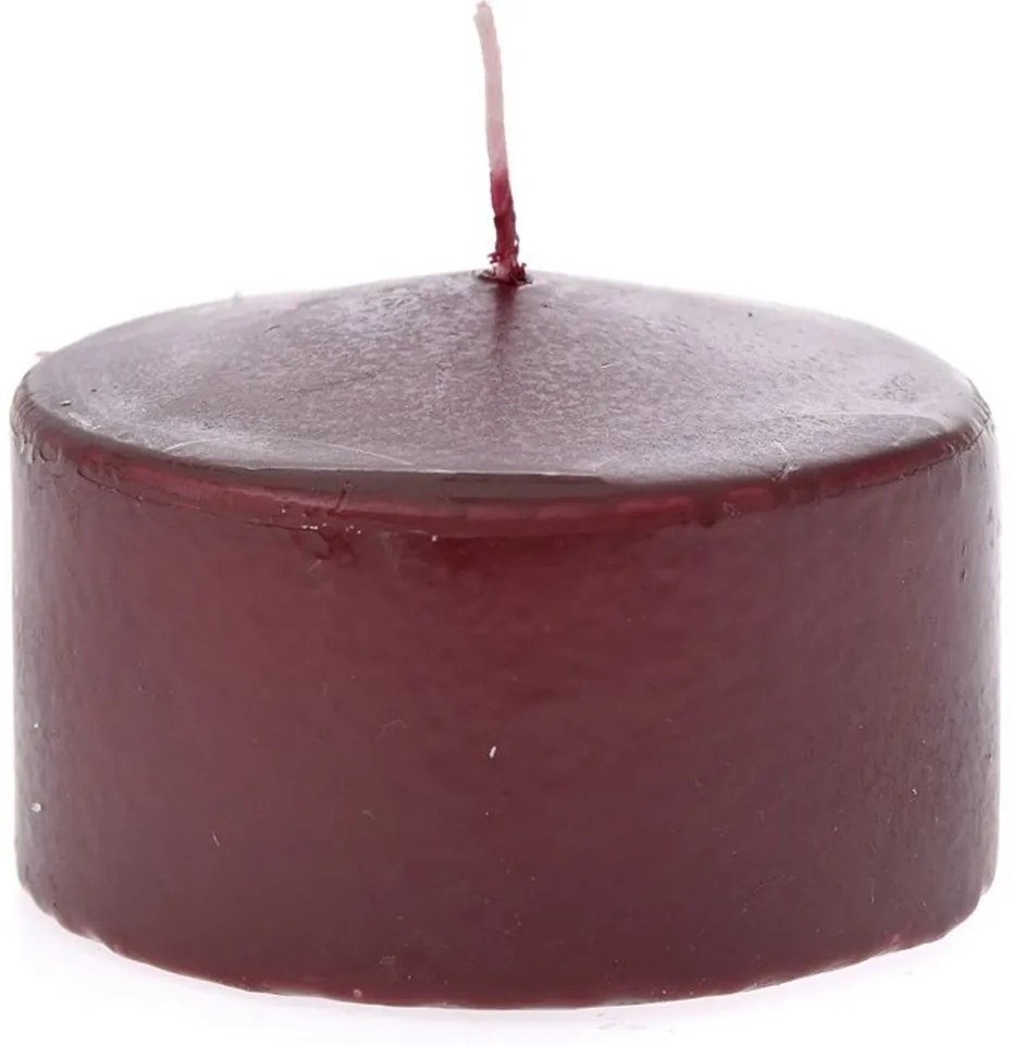 Κερί Κύλινδρος 76390 9x6cm Bordo Paraffin