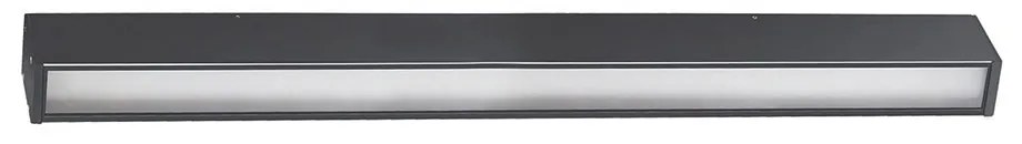 Φωτιστικό Οροφής - Πλαφονιέρα Verona 4293700 LED 37W 1578Lm 100x6,3cm Dark Grey Viokef