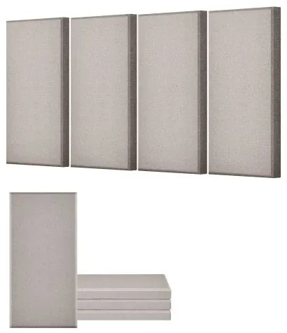 VEVOR 4 PCS Acoustic Wall Panels 2 in Thick 23.6 x 11.8 in Self-adhesive Camel