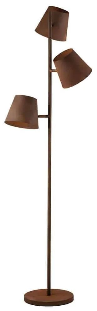 Φωτιστικό Δαπέδου Colt I-COLT-PT3 RU 3xE27 Φ51cm 165cm Rust Luce Ambiente Design