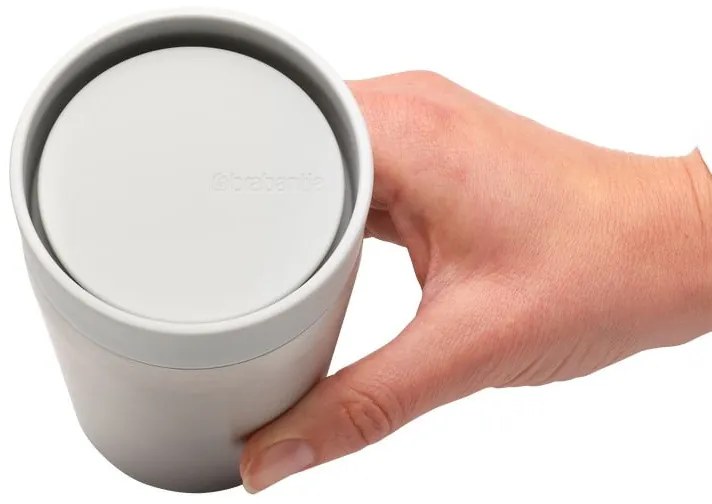Thermal Cup Brabantia Make&Take 1008492, 200 ml, χωρίς διαρροή, χωρίς BPA, ανοιχτό γκρι