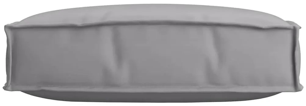 vidaXL Μαξιλάρι Γκρι 60 x 60 x 12 cm Ύφασμα Όξφορντ
