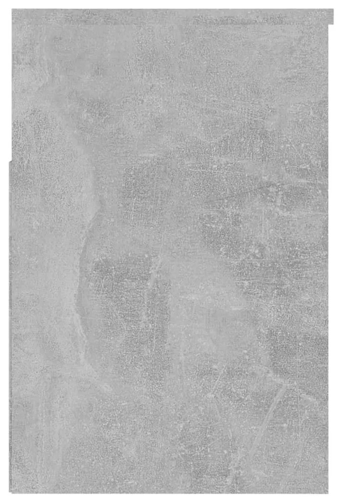 Παπουτσοθήκη Γκρι Σκυροδέματος 60 x 30 x 45 εκ. από Μοριοσανίδα - Γκρι