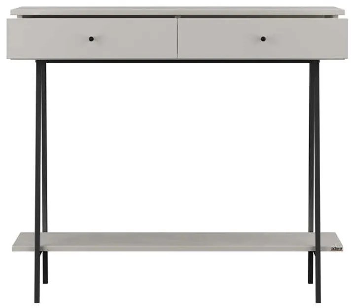 Κονσόλα Elite Megapap χρώμα λευκό του πάγου 100x40x88εκ.