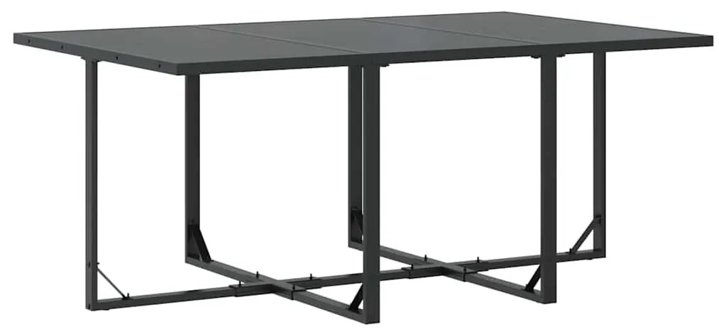 vidaXL 11 τεμαχίων σετ κήπου με μαξιλάρια, από ατσάλι και τεξτιλενέ