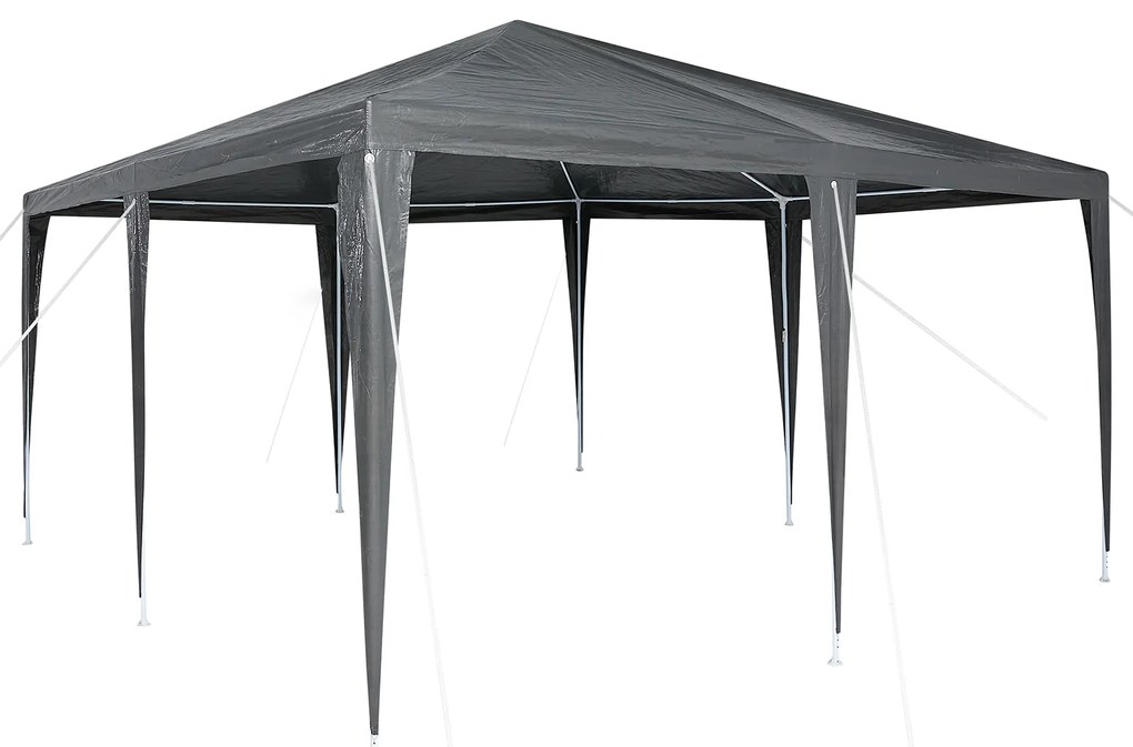 vidaXL Σκηνή Πάρτυ Ανθρακί, Λευκό 400 x 400 x 266 εκ