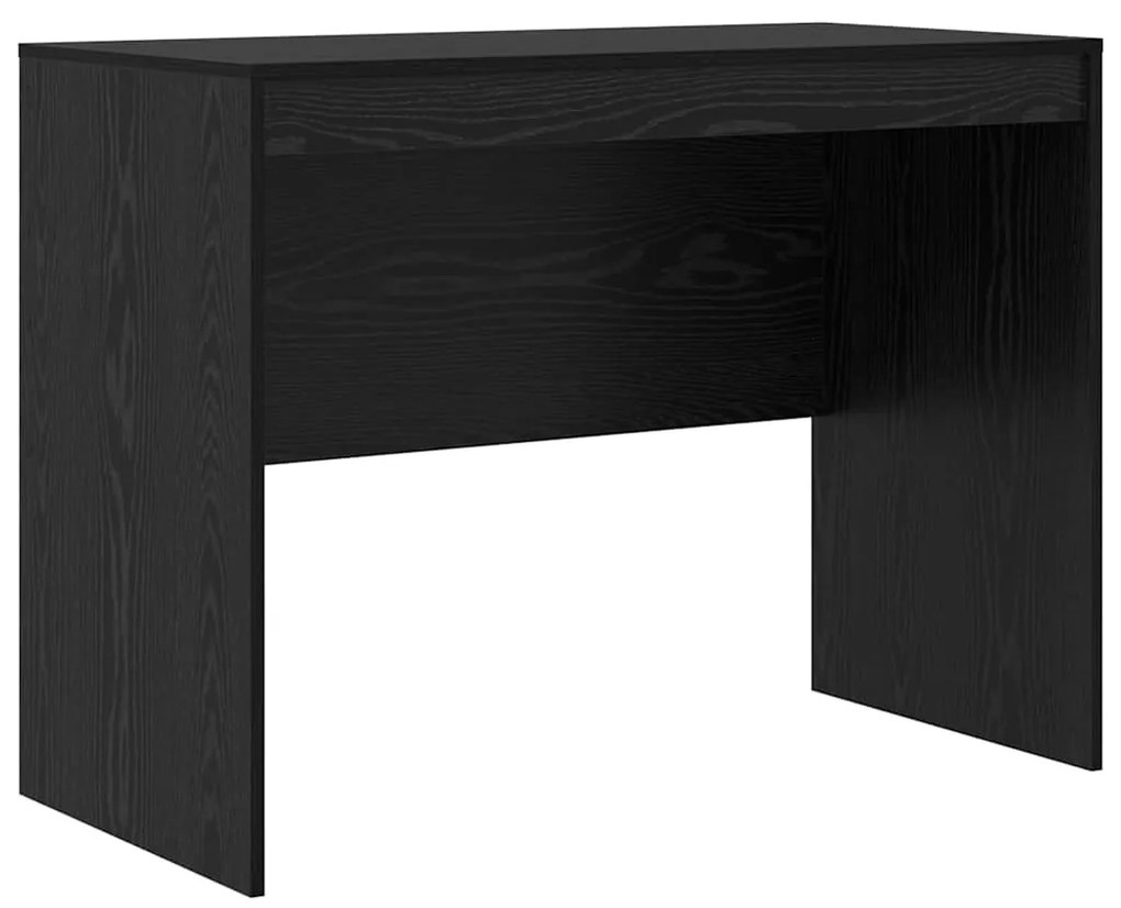 vidaXL Γραφείο Μαύρη δρυς 100 x 50 x 76 εκ. Επεξεργασμένο ξύλο