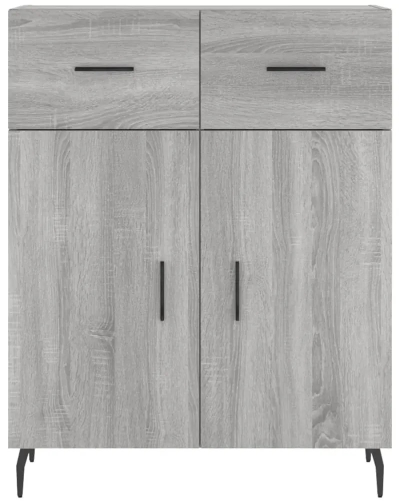 vidaXL Ντουλάπι Γκρι Sonoma 69,5 x 34 x 90 εκ. από Επεξεργασμένο Ξύλο