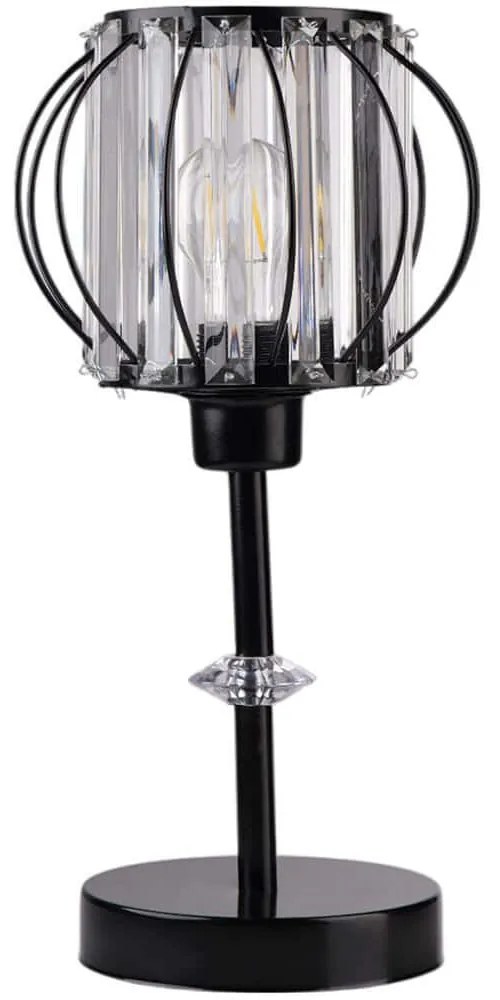 Φωτιστικό Επιτραπέζιο 534LUN6532 Φ20x40cm 1xE27 40W Black Opviq