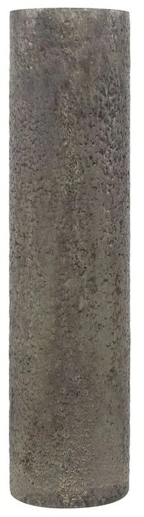 Βάζο Γυάλινο Meli 018138 D10xH30cm Beige-Gold Glass