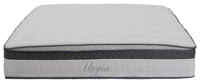 Στρώμα Utopia pakoworld pocket spring με ανώστρωμα aloe vera 30-32cm 160x200εκ