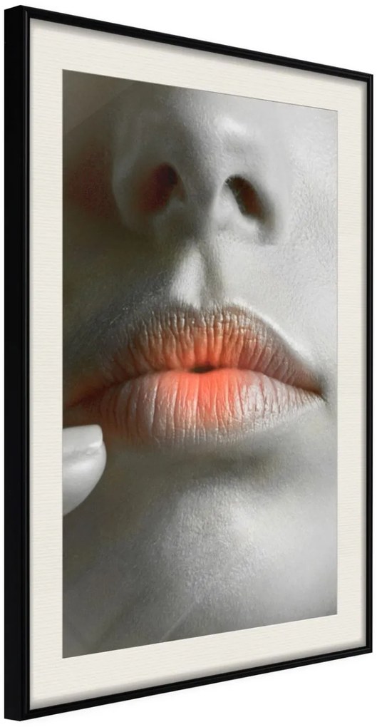 Αφίσα - Ombre Lips - 30x45 - Μαύρο - Με πασπαρτού