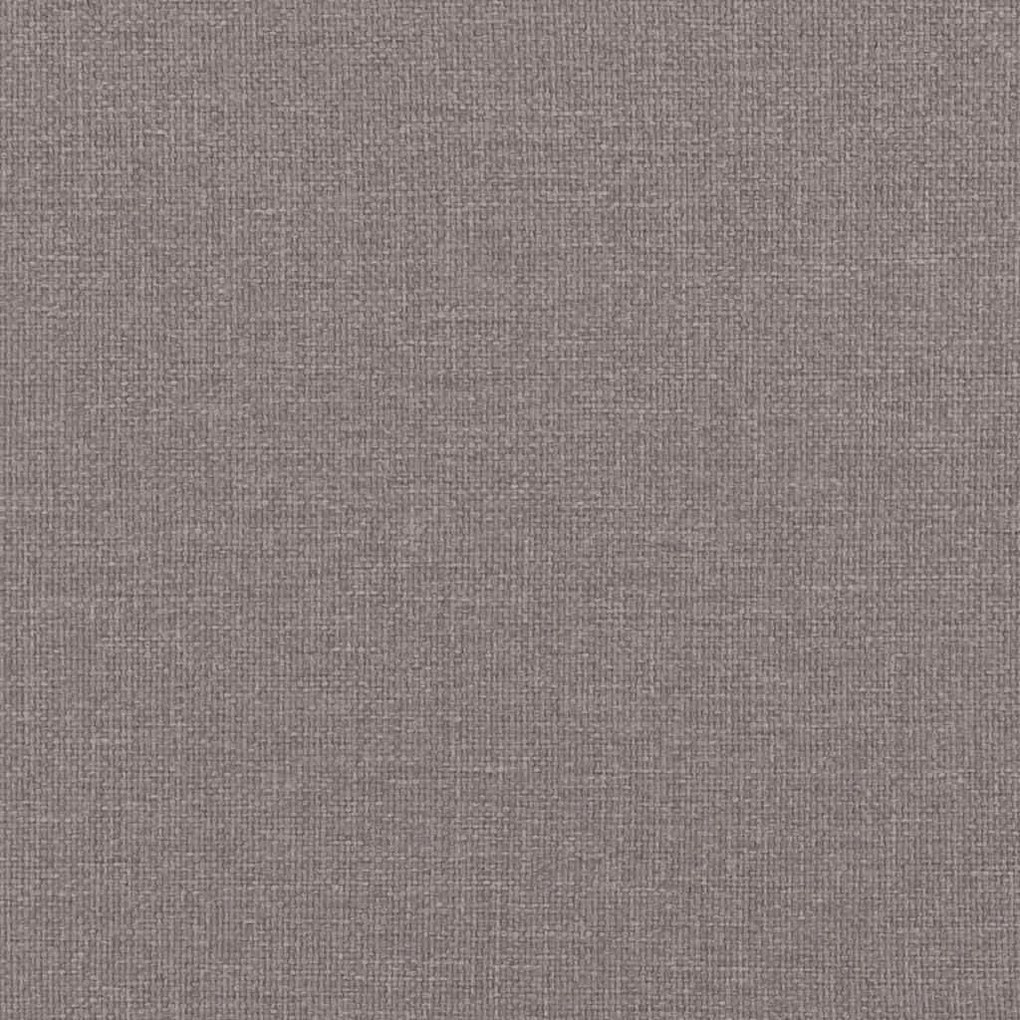 Οθωμανικό κρεβάτι με στρώμα Taupe 120x190 cm Ύφασμα - Μπεζ-Γκρι