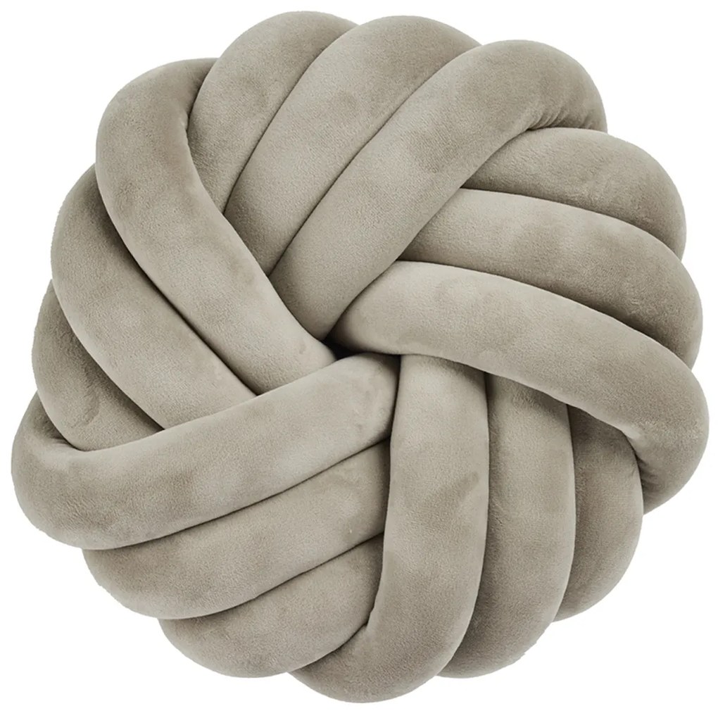Βελουτέ Διακοσμητικό Μαξιλάρι (Φ35) Das Home 2293 Beige