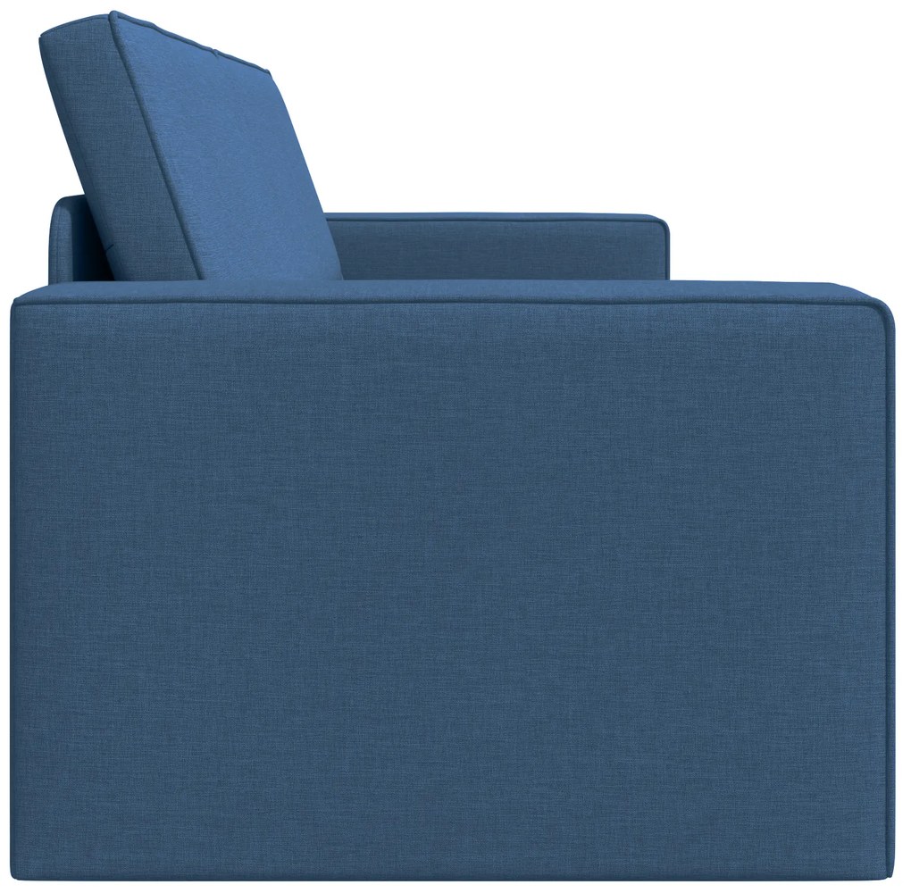vidaXL Καναπές Κρεβάτι 2 σε 1 Μπλε 245x150x60.5 cm Υφάσματος