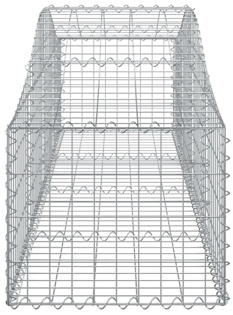 vidaXL Συρματοκιβώτια Τοξωτά 20 τεμ. 200x50x40/60 εκ. Γαλβαν. Ατσάλι