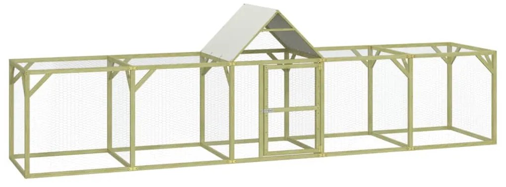 vidaXL Κοτέτσι 500x100x150 εκ. από Μασίφ Εμποτισμένο Ξύλο Πεύκου
