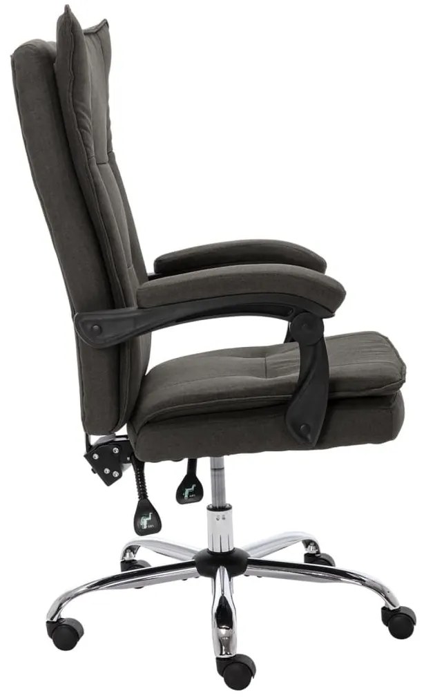 vidaXL Καρέκλα Γραφείου Γκρι Υφασμάτινη