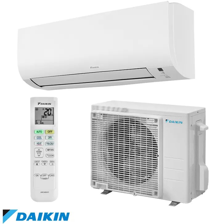 Κλιματιστικό Inverter Daikin FTXP50N + RXP50N, 18000 BTU, 37 m2, A++, Wi-Fi, R-32, Λευκό