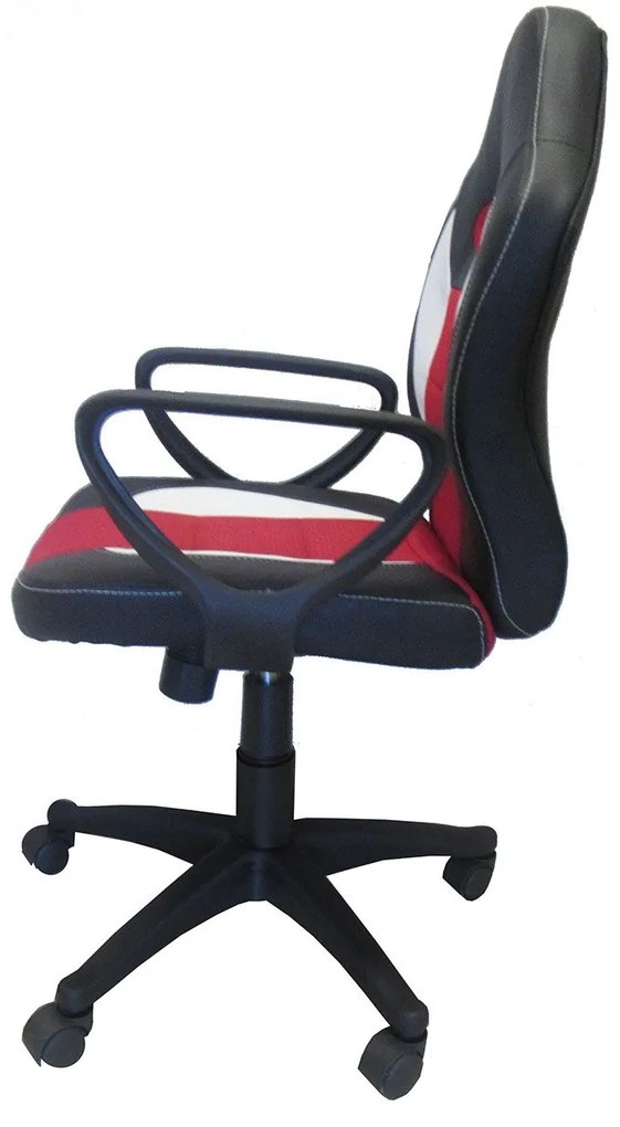 ΚΑΡΕΚΛΑ ΓΡΑΦΕΙΟΥ ARTELIBRE GAMING ΔΩPOΘEA ΜΑΥΡΟ/ΚΟΚΚΙΝΟ 58X60X90-100CM