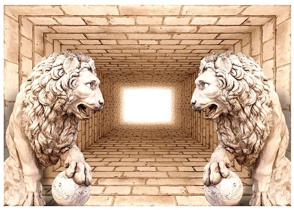 Φωτοταπετσαρία - Mystery of lions 350x245