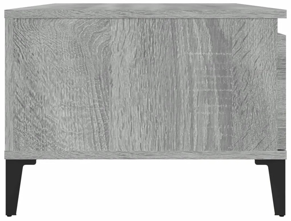 vidaXL Τραπεζάκι Σαλονιού Γκρι Sonoma 90x50x36,5εκ. Επεξεργασμένο Ξύλο