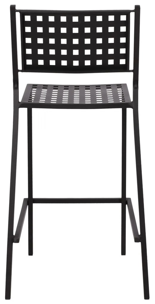 Σκαμπό Μπαρ OLYMPIAS C5528.01 Μαύρο Μεταλλικό 47x58x111 εκ. 47x58x111 εκ.