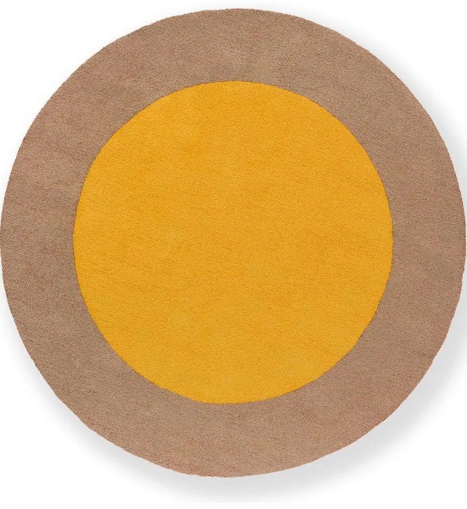 Χαλί Habitat Festival Round 496306 Yellow Brink &amp; Campman 150X150cm Round