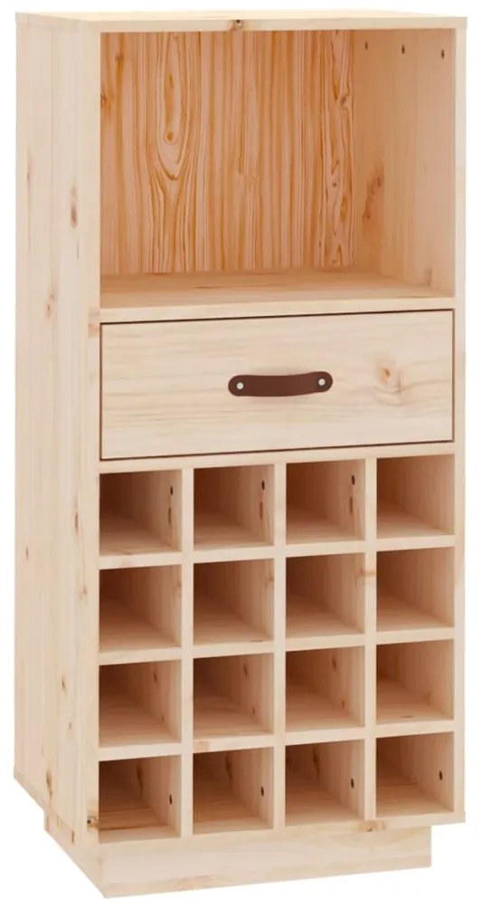 vidaXL Κάβα Κρασιών 45 x 34 x 100 εκ. από Μασίφ Ξύλο Πεύκου