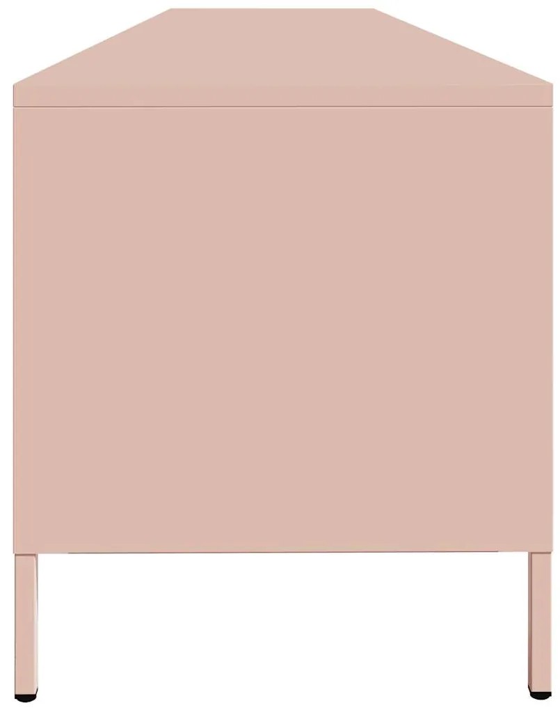 ντουλάπι τηλεόρασης  Ροζ 202x39x43,5 cm Ατσάλι ψυχρής έλασης 3307150