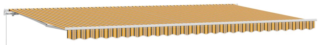 vidaXL Ανασυρόμενη Τέντα Πολύχρωμη Ρίγα 600x300 εκατοστά