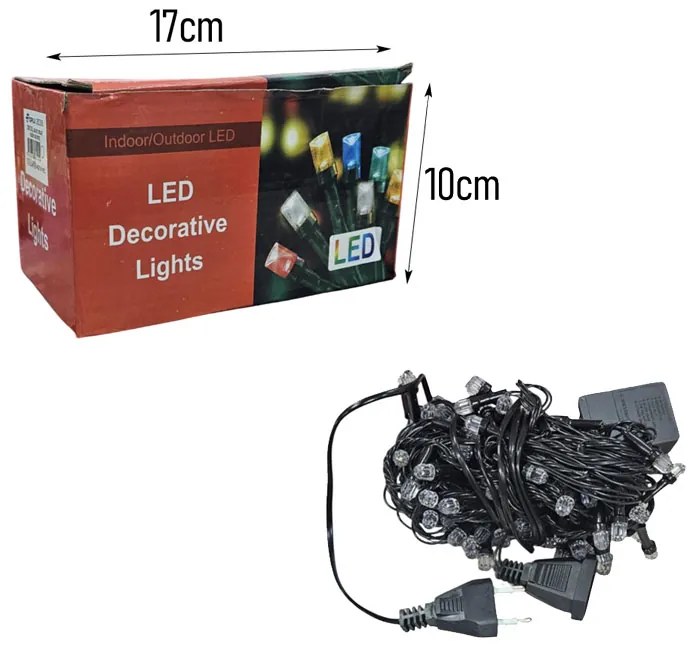 Χριστουγεννιάτικα Λαμπάκια LED 20m με 200 Λαμπάκια RGB - LED Decorative Lights