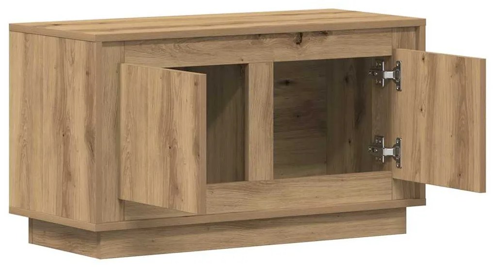 vidaXL Έπιπλο Τηλεόρασης artisan δρυς 80 x 35 x 45 cm