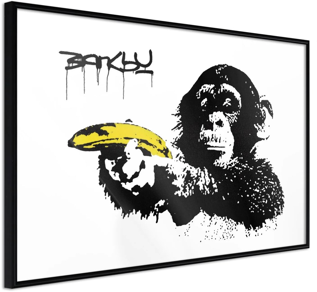 Αφίσα - Banksy: Banana Gun II - 90x60 - Μαύρο - Χωρίς πασπαρτού