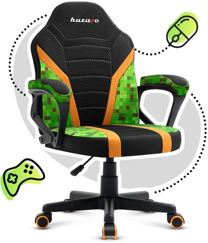 Καρέκλα Gaming Παιδική Huzaro Ranger 1.0 Mesh-Pixel