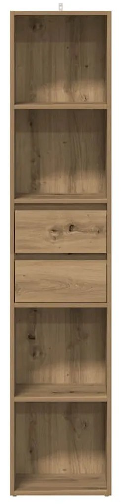 vidaXL Ντουλάπι βιβλίων Artisan Oak 36x30x171 cm Κατασκευασμένο ξύλο