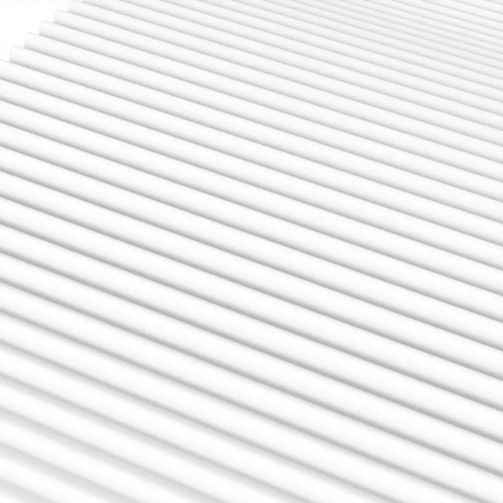 vidaXL Στρώμα Αφρού Σκληρότητα H2 H3 Λευκό 100 x 200 εκ.