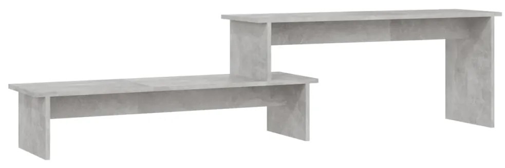vidaXL Έπιπλο Τηλεόρασης Γκρι Σκυροδέματος 180x30x43 εκ. Μοριοσανίδα