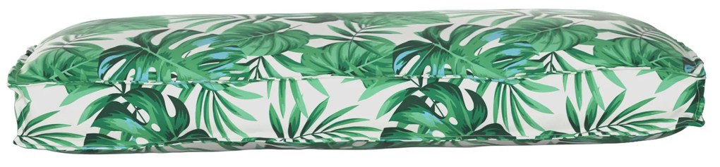 vidaXL Μαξιλάρι παλέτας για κάθισμα / πλάτη Floral Μοτίβο φύλλων