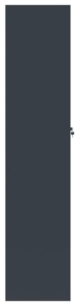 vidaXL Αρχειοθήκη Ανθρακί 90 x 40 x 180 εκ. Ατσάλινη