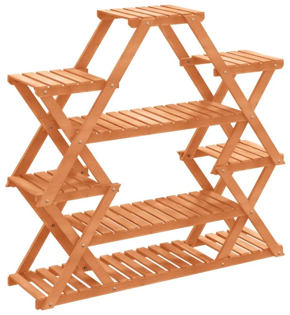 vidaXL Βάση Λουλουδιών 110x25x105 εκ. από Μασίφ Ξύλο Ελάτης